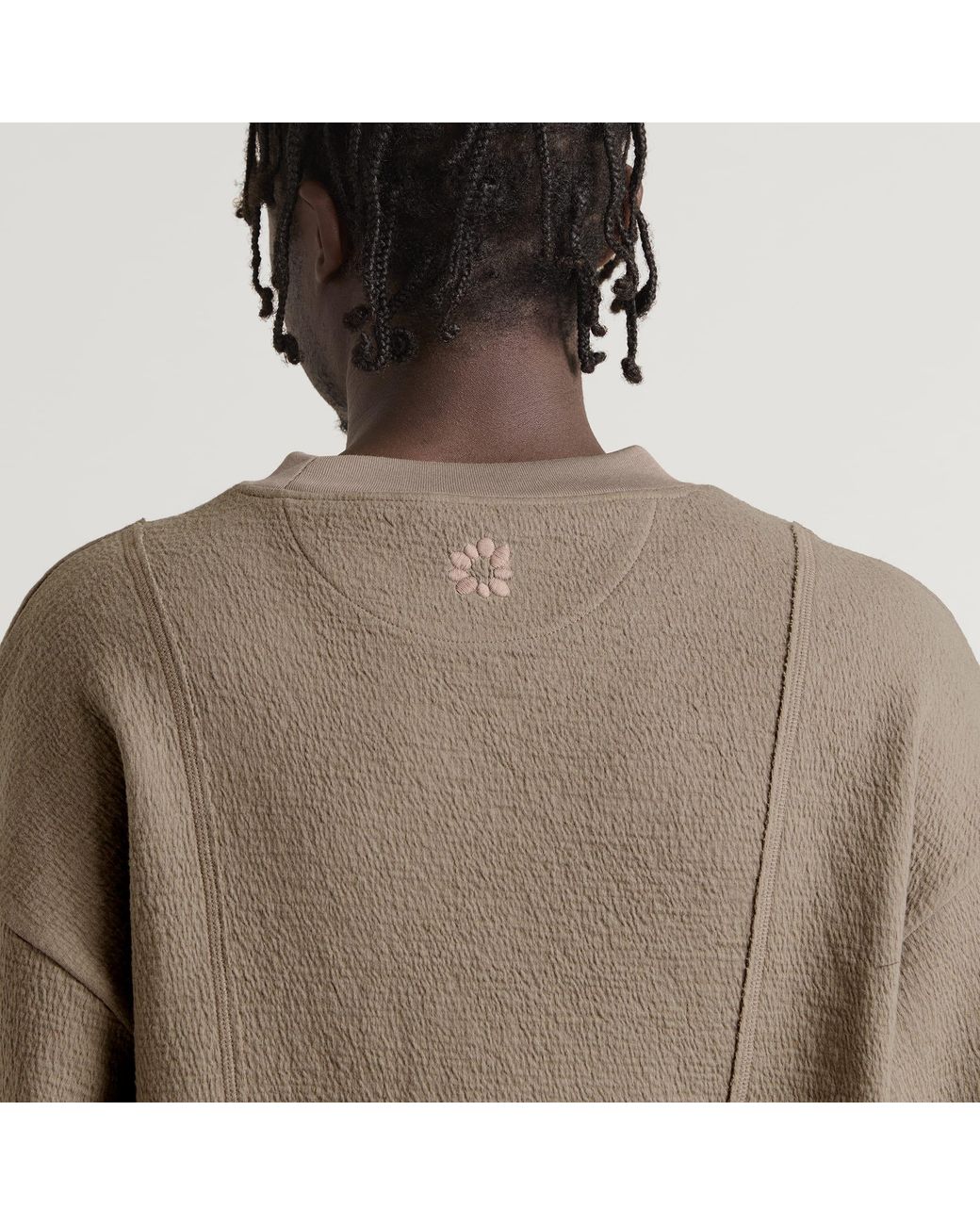 Ganter Natural Raw Edge Crewneck Sweatshirt for men
