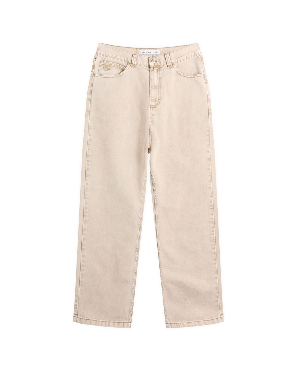 POLAR SKATE Natural 91 Loose Straight Jeans for men