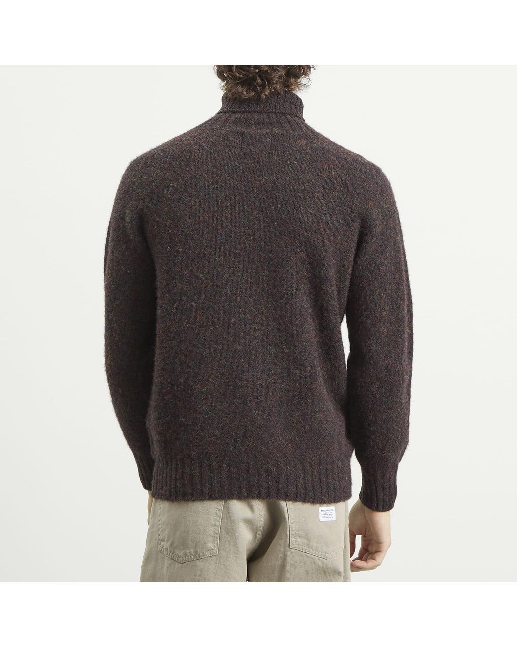 Howlin' By Morrison Black Howlin' Sylvester Roll Neck Knit for men
