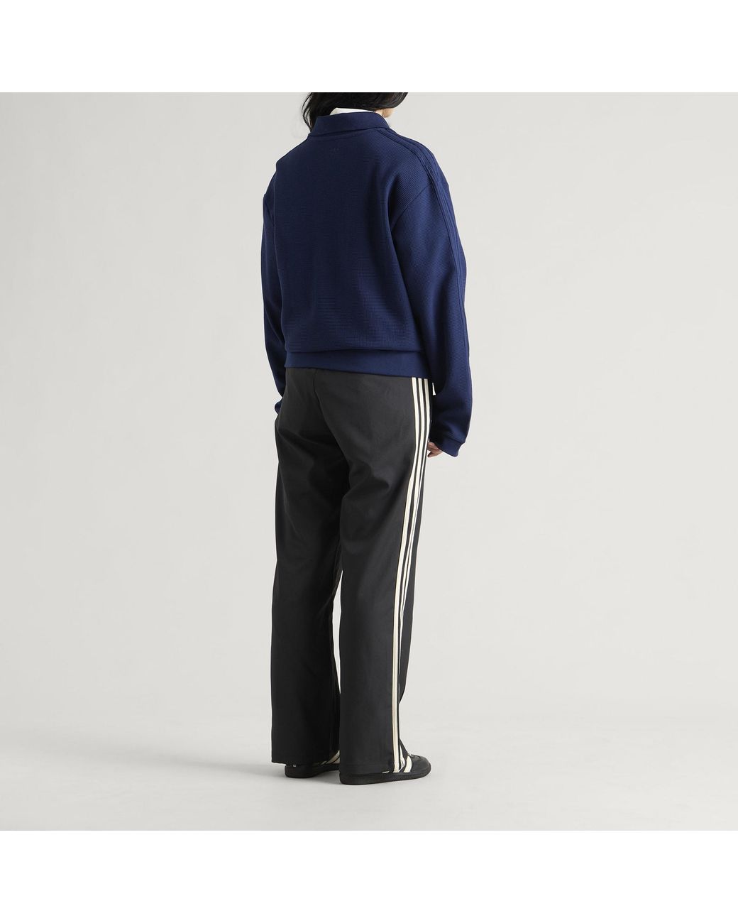 Adidas Blue X Song For The Mute Adi008 Long Sleeve Polo Top