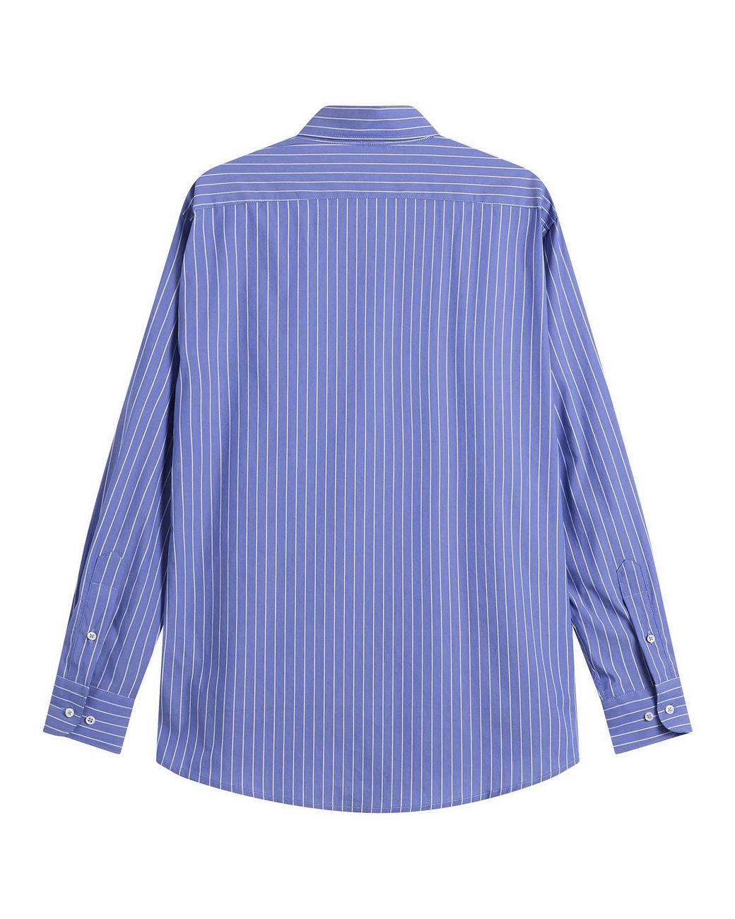 No Problemo Blue Logo Stripe Poplin Shirt