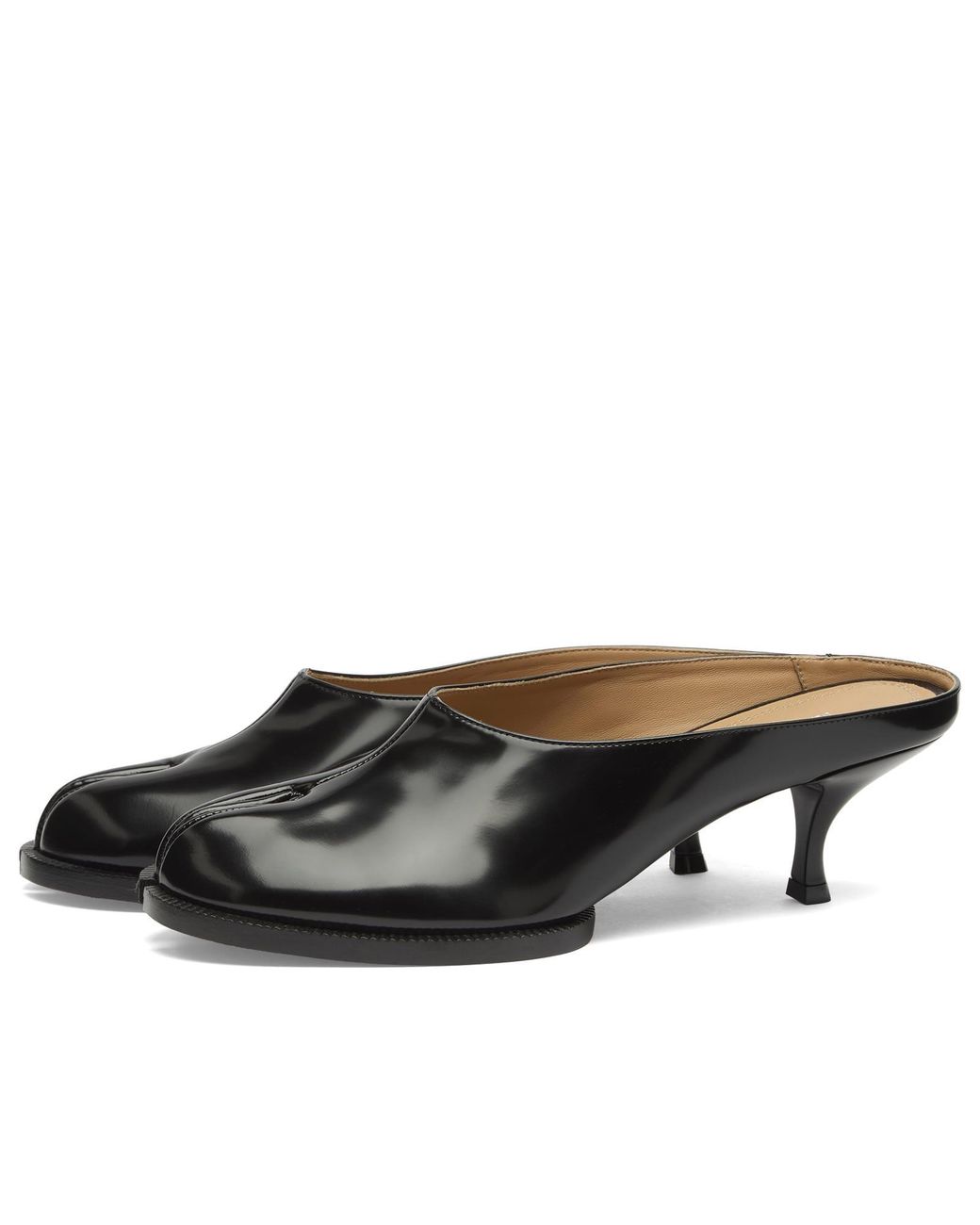 Maison Margiela Black Tabi City Evening Mules