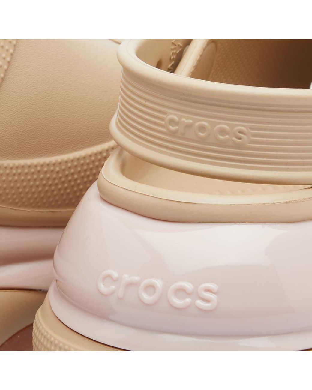 Crocs™ Classic Mega Crush Clog in Natural | Lyst
