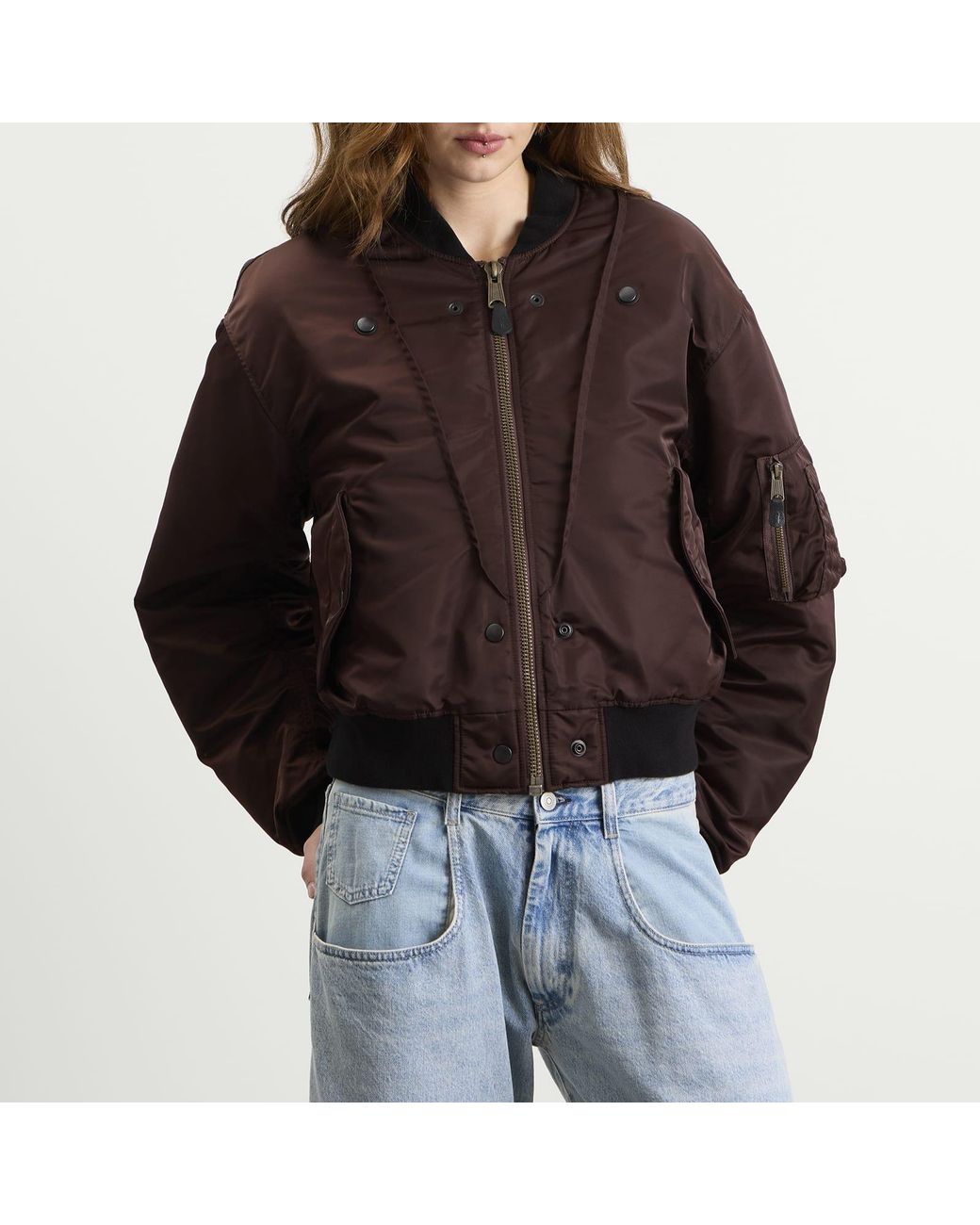 Maison Margiela Black Reversible Bomber Jacket