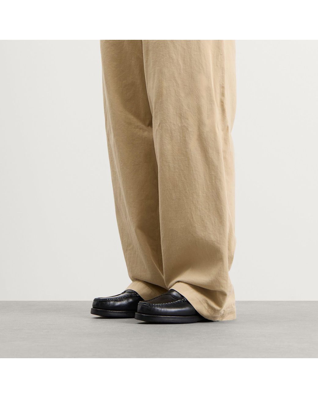 Visvim Black Fabro Folk Loafer for men
