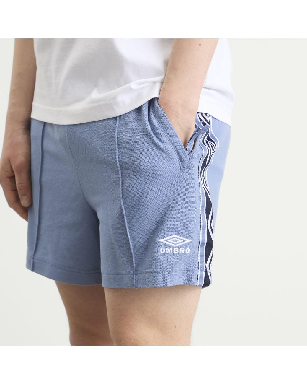 Umbro Blue Taped Track Short for men