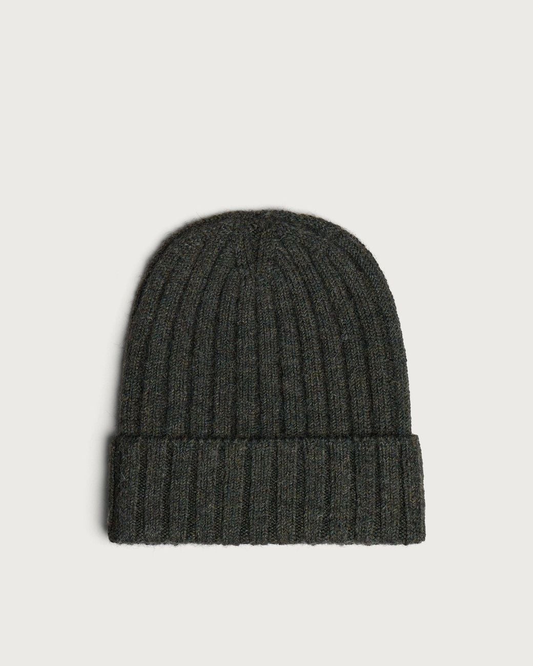Visvim Black Knitted Wool Beanie for men