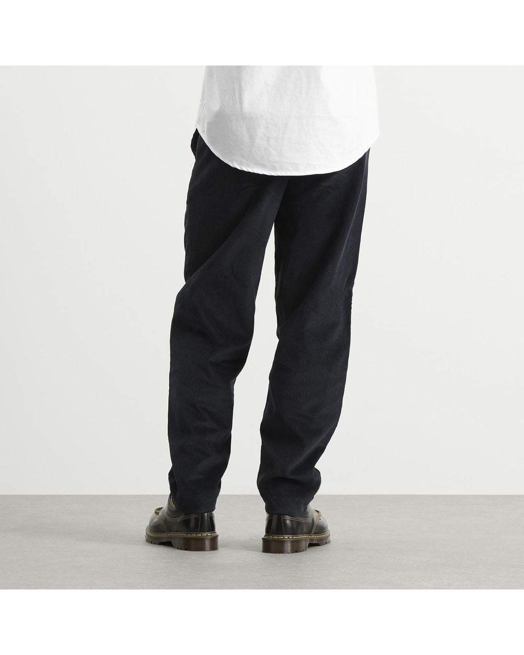 Fred Perry Blue Tapered Corduroy Trouser for men