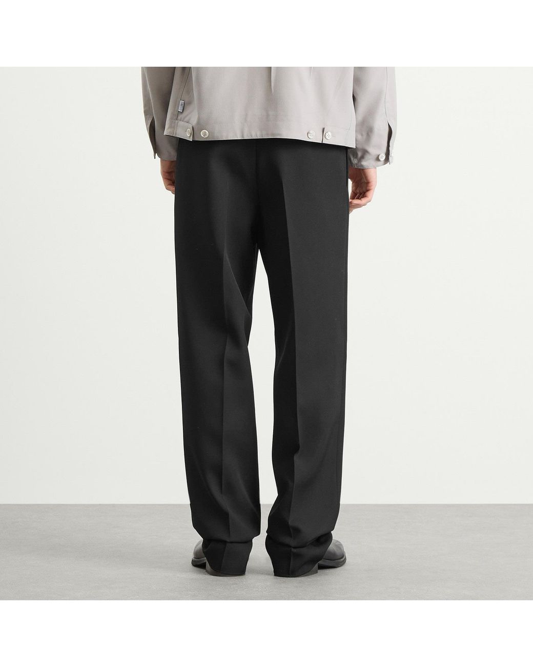 Jil Sander Black Relaxed Fit Tailored Trouser for men