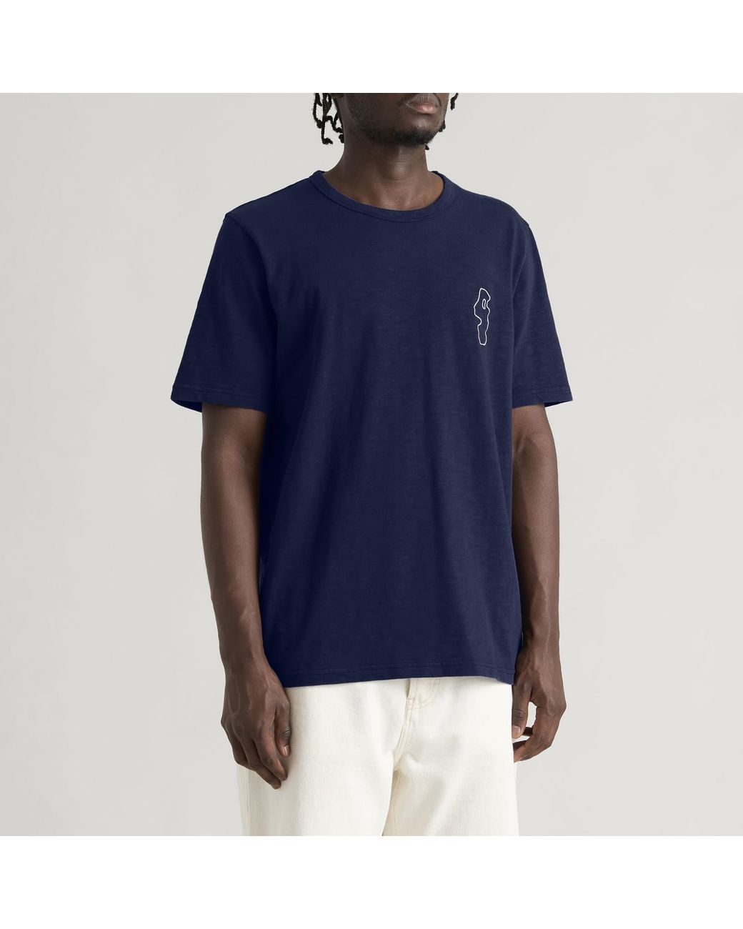 Folk Blue Cast T-Shirt for men