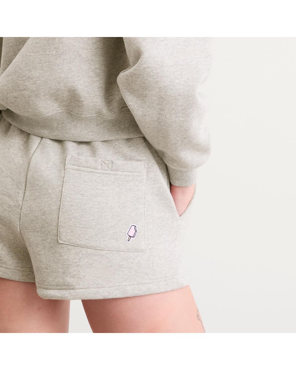 ICECREAM Gray College Shorts