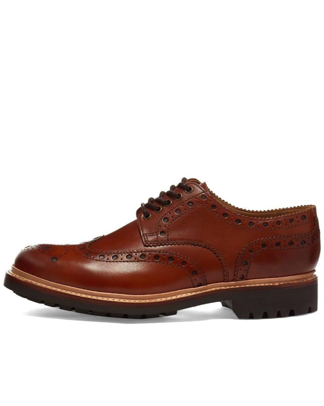 grenson brogue sneakers