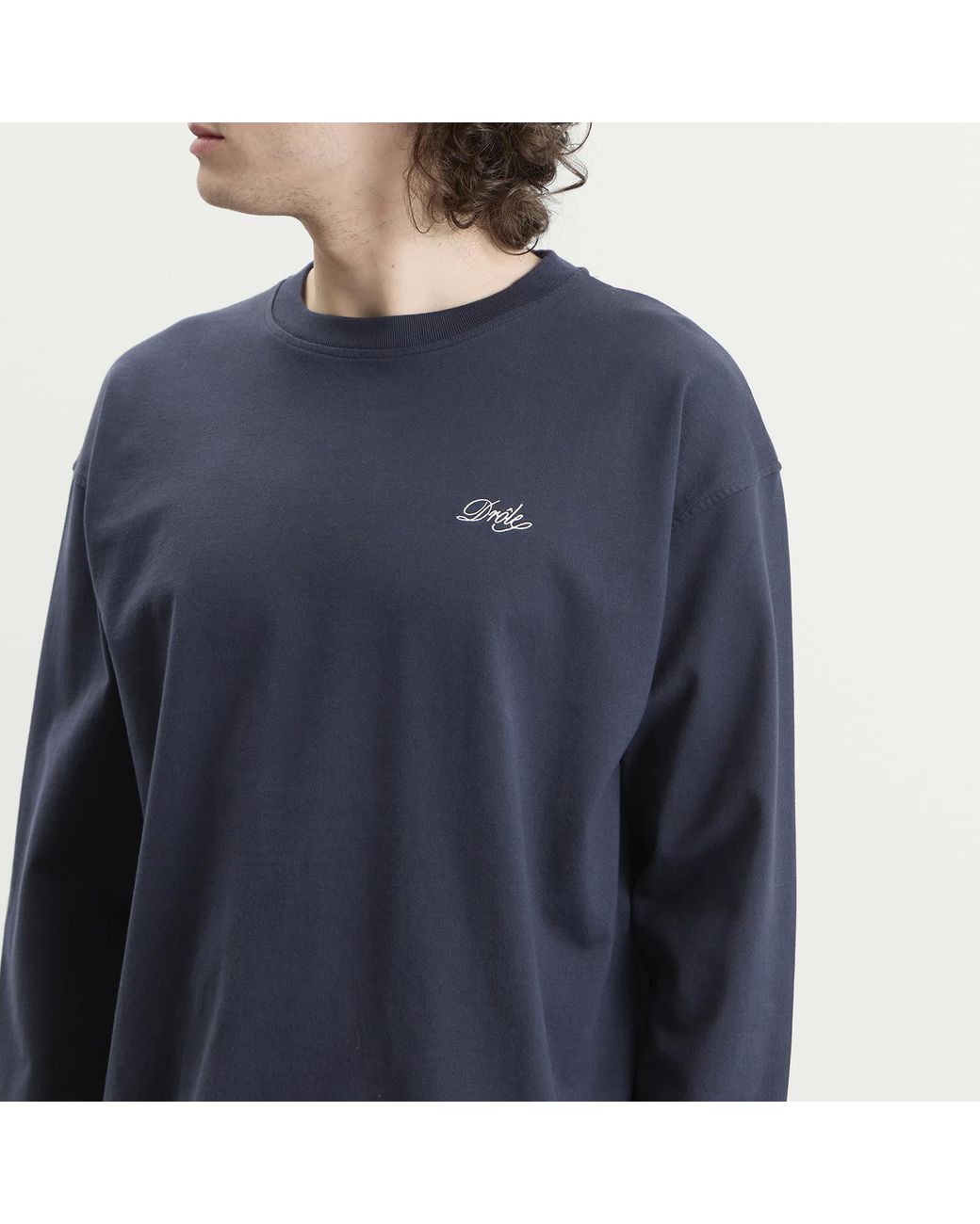 Drole de Monsieur Blue Drôle Belissima Long Sleeve T-Shirt for men