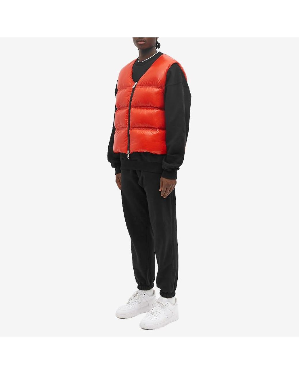Cole Buxton Down Insulated Gilet in Red for Men | Lyst UK