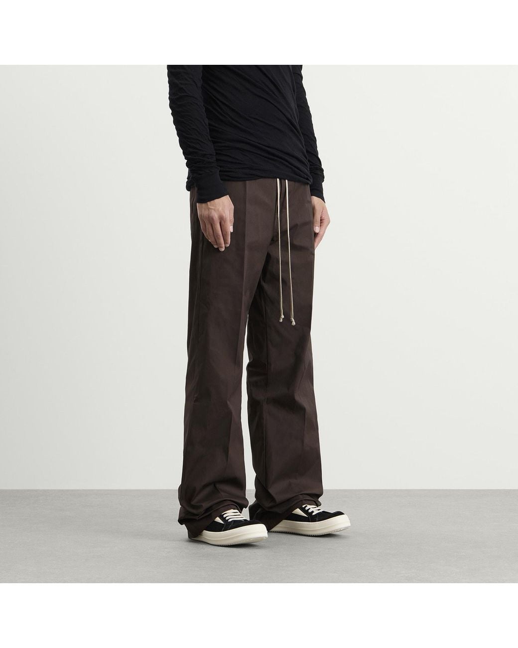 Rick Owens Gray Dietrich Drawstring Pant for men