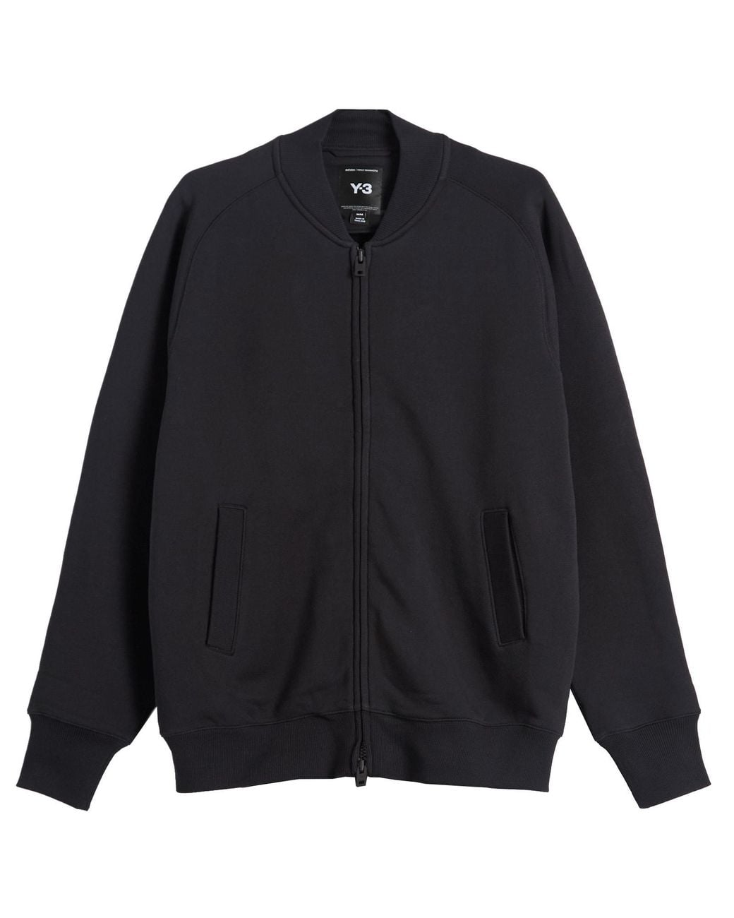 Y-3 Black Track Top for men