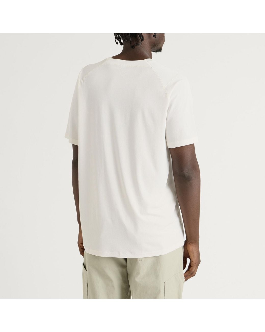 Arc'teryx White Cormac Crew T-Shirt for men