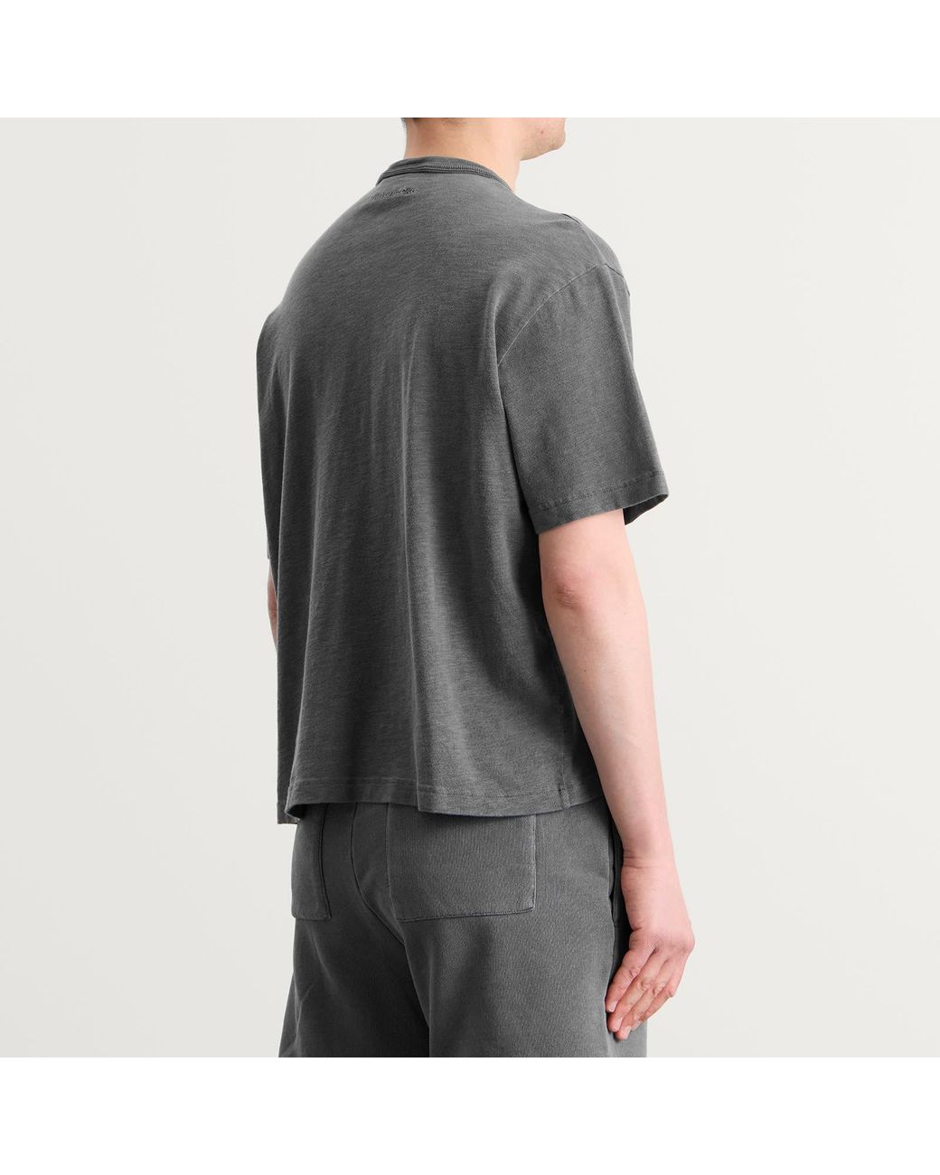 MKI Miyuki-Zoku Gray 220 Gsm Slub T-Shirt for men