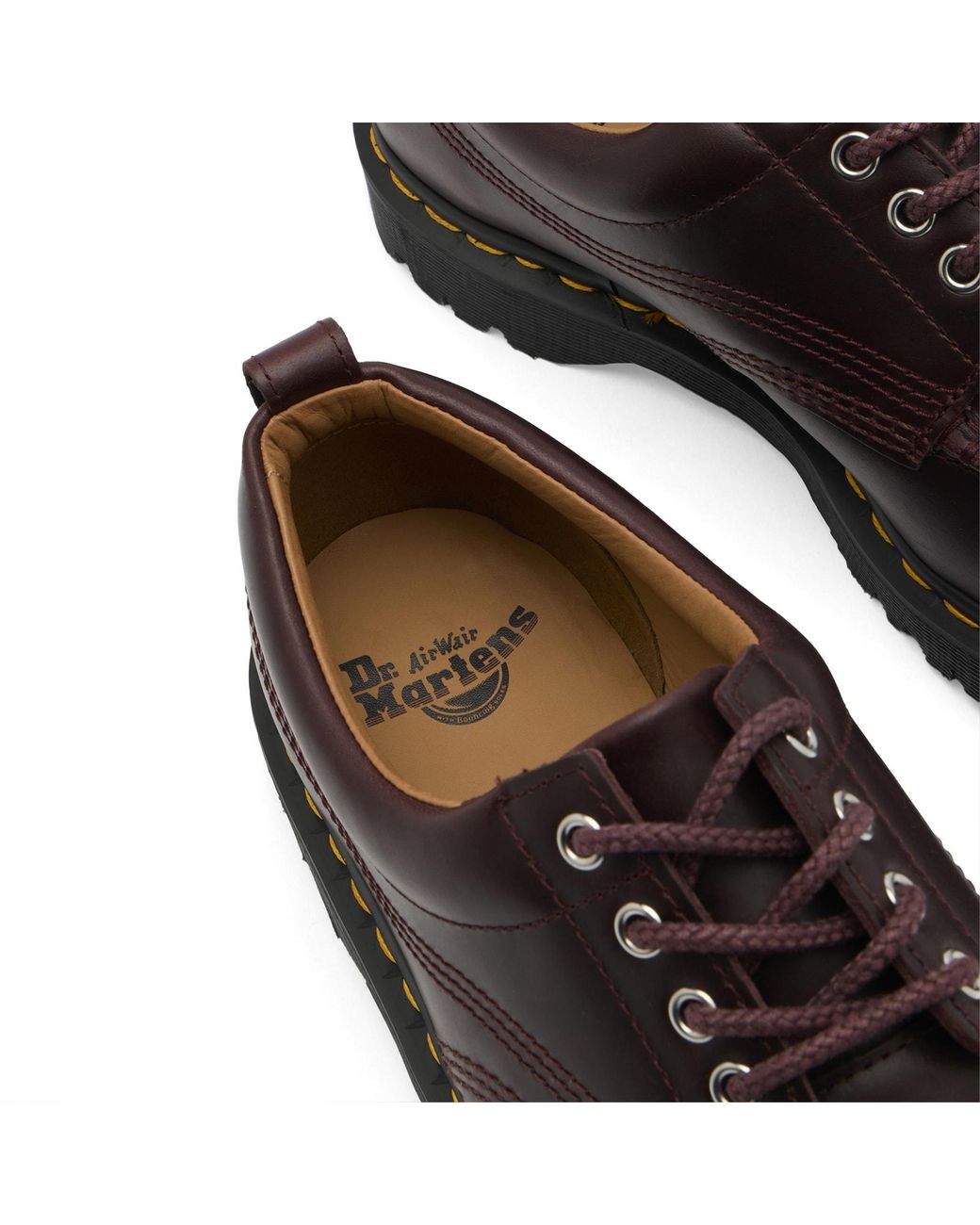 Dr. Martens Brown Lowell 4 Eye Shoe for men