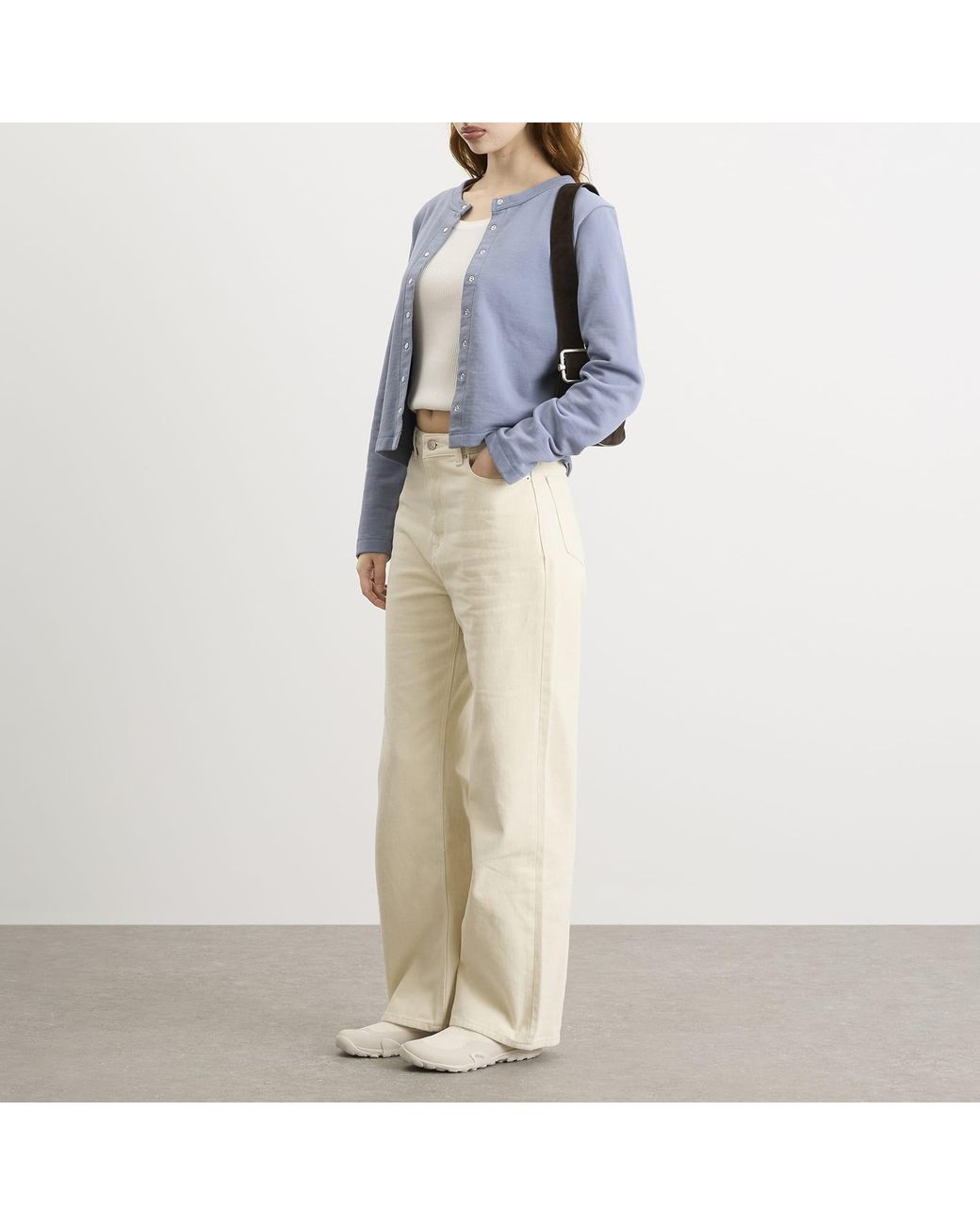 Fruity Booty Blue Cotton Terry Cardigan