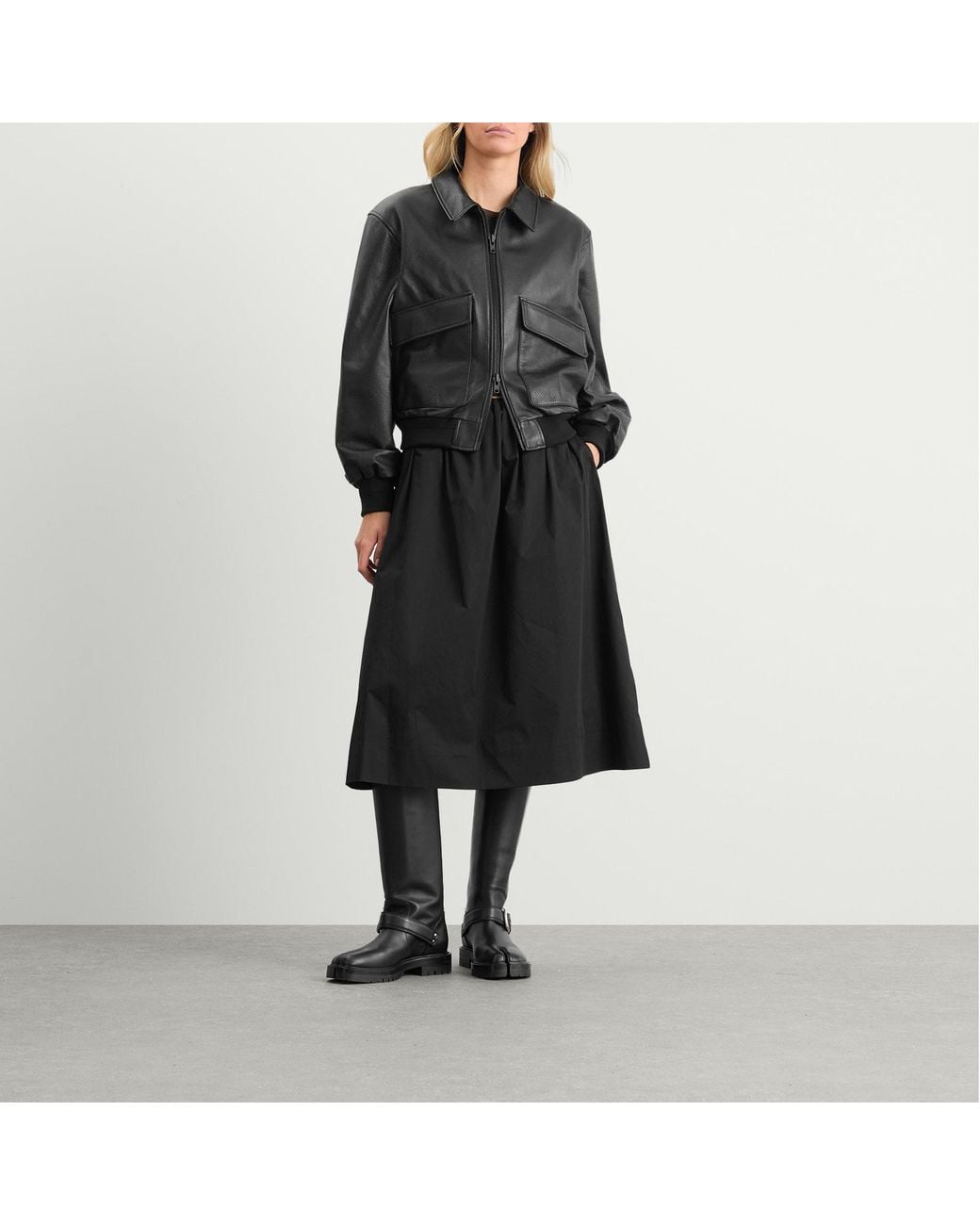 NOTHING WRITTEN Black Leia A-Line Skirt