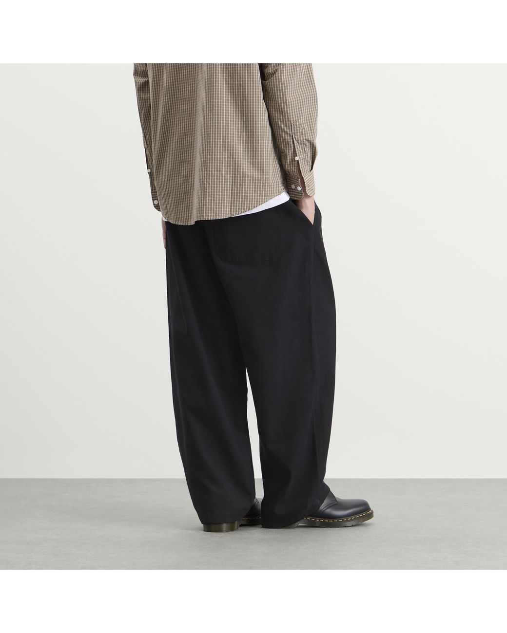 No Problemo Black Canvas Work Pants for men