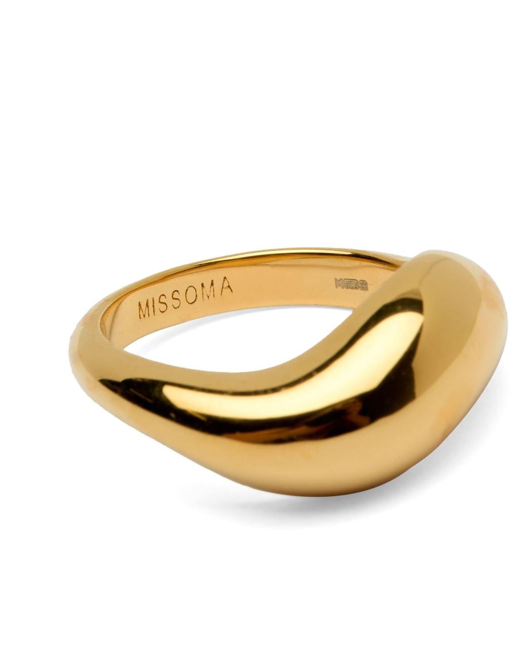 Missoma Metallic Savi Signature Stacking Ring