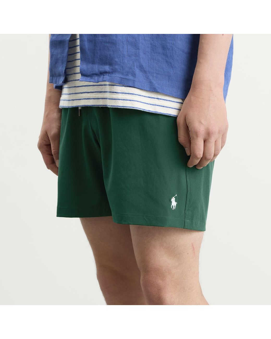 Polo Ralph Lauren Green Traveler Swim Shorts for men