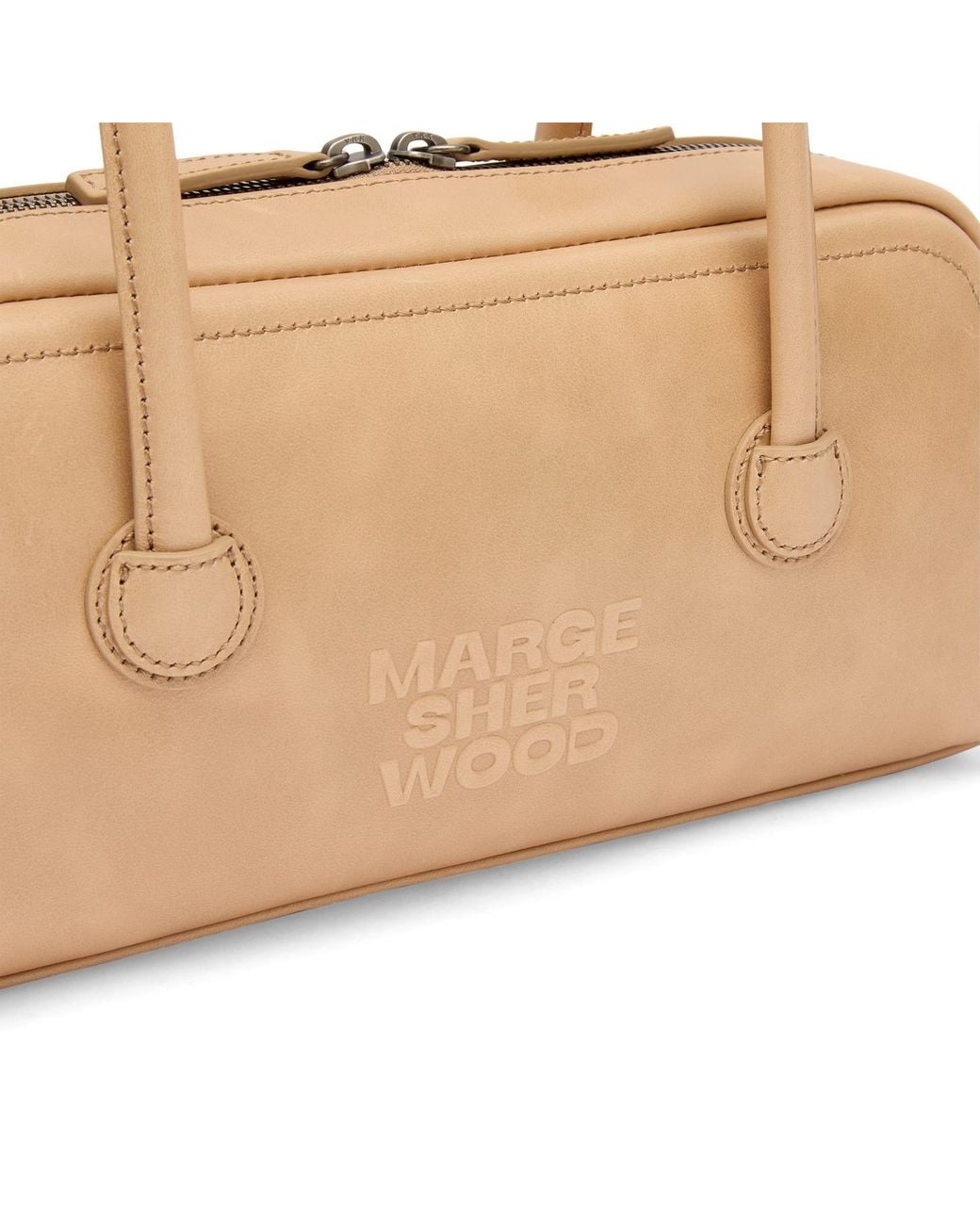 MARGE SHERWOOD Natural Soft Boston Ew Bag