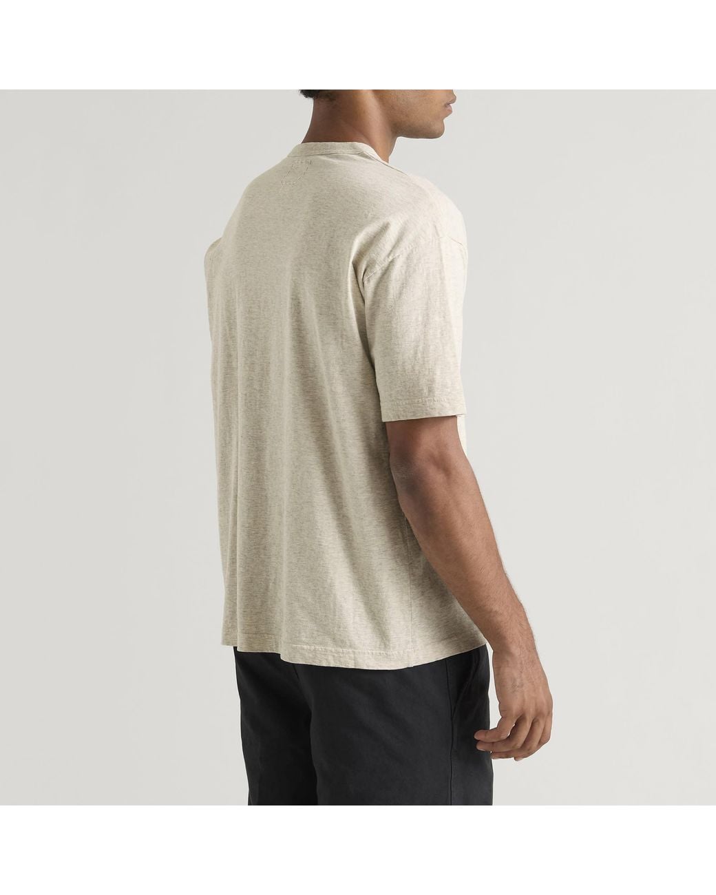 Visvim Natural Jumbo Damaged T-Shirt for men