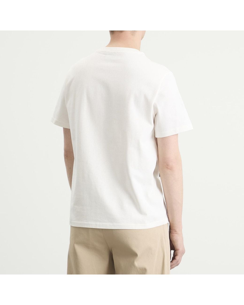 A.P.C. Blue T-Shirt Patchwork for men