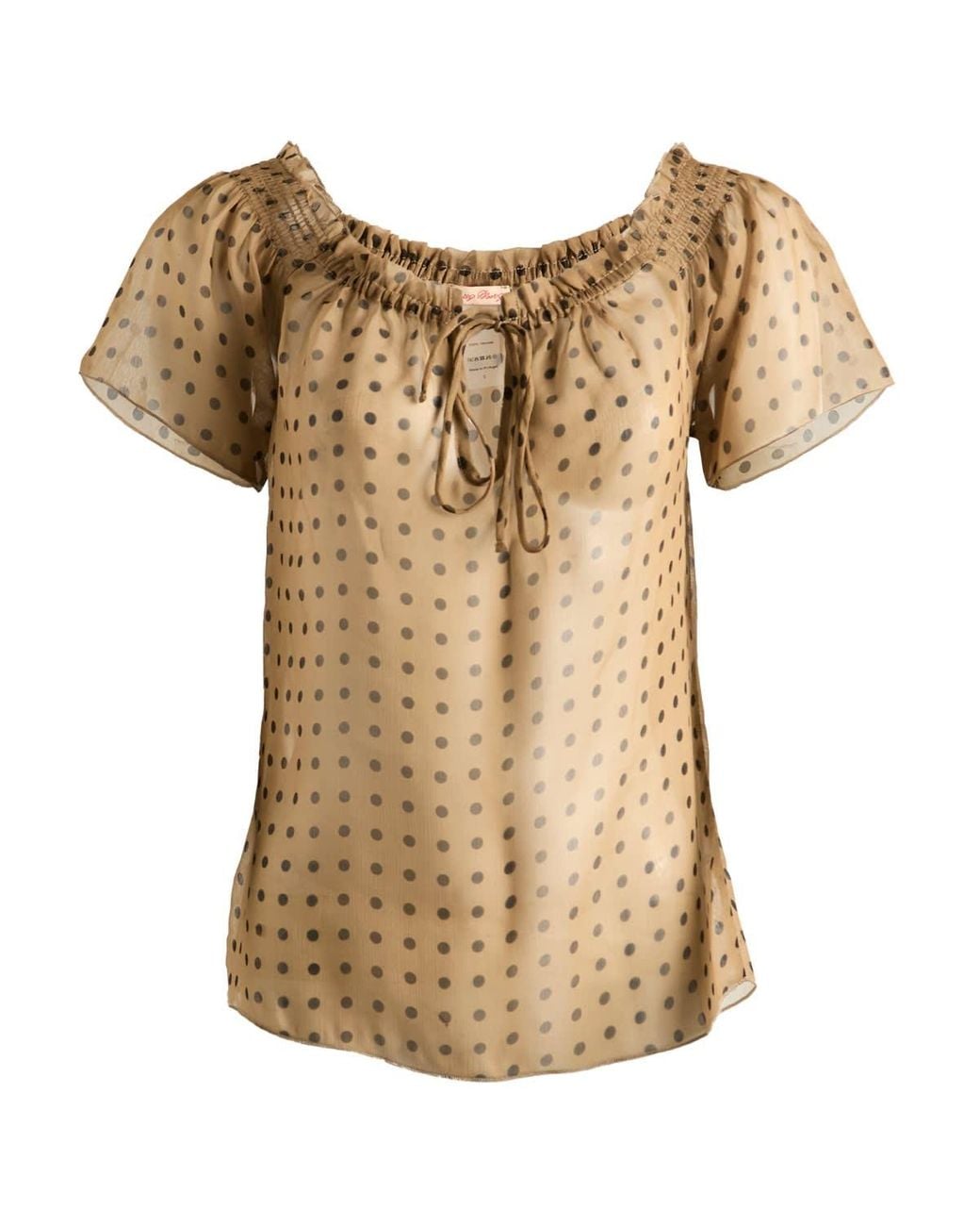 Fruity Booty Natural Polka Top
