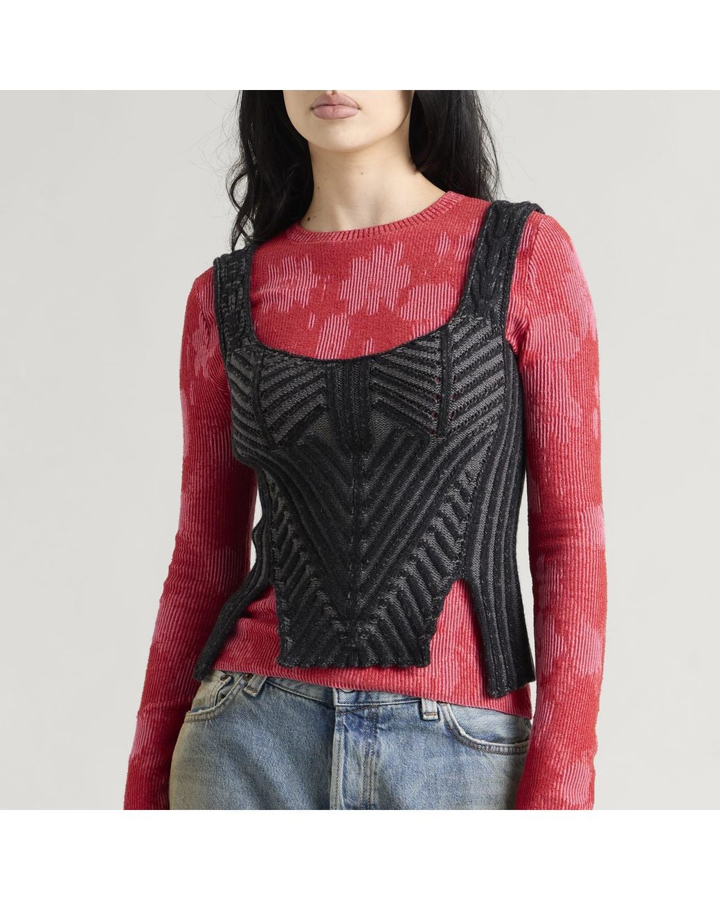 PAOLINA RUSSO Black Warrior Corset