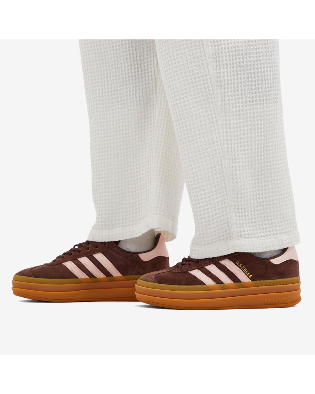 adidas Gazelle Bold W in Brown | Lyst