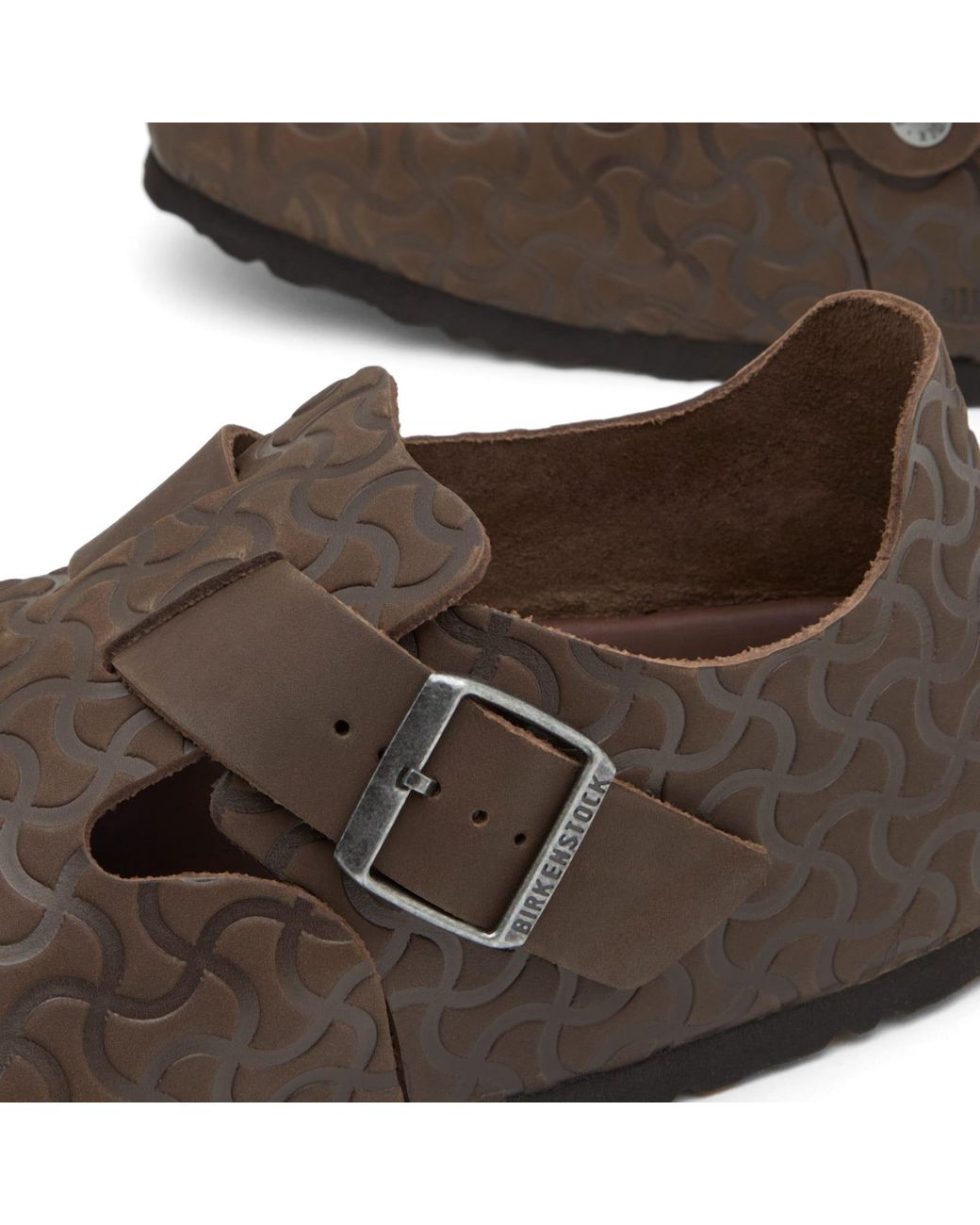 Birkenstock Brown London Bone Embossed for men