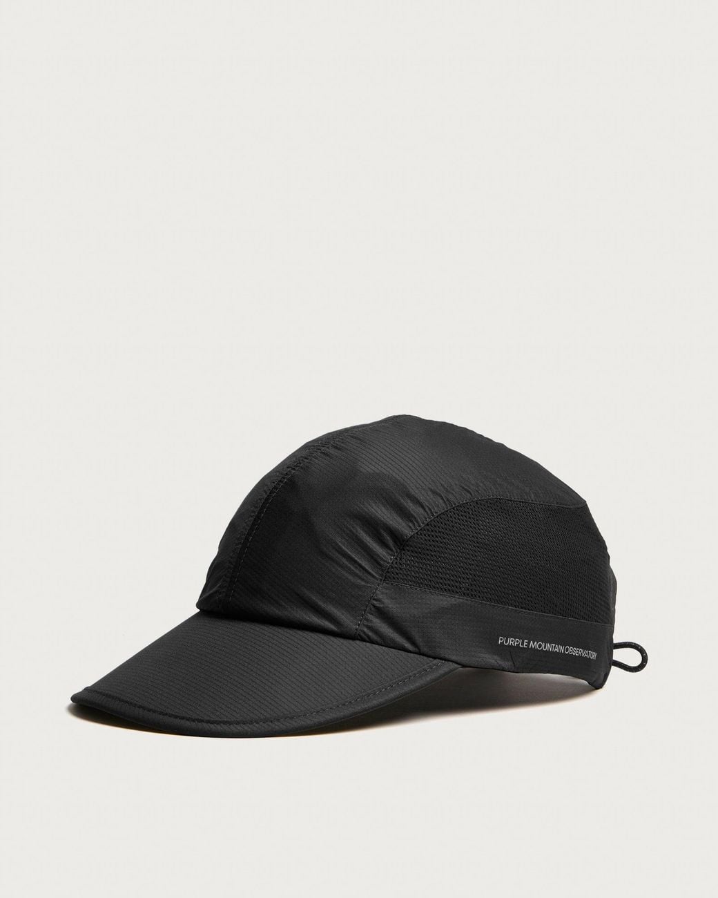 Purple Mountain Observatory Black Tech Air Cap for men