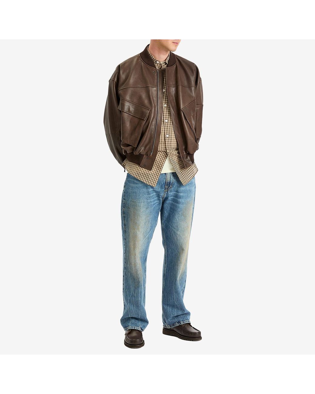 ジャケット・アウター AURALEE / LAMB LEATHER FLIGHT BLOUSON/ 3 AURALEE - AURALEE LAMB LEATHER FLIGHT BLOUSON サイズ3の通販 by