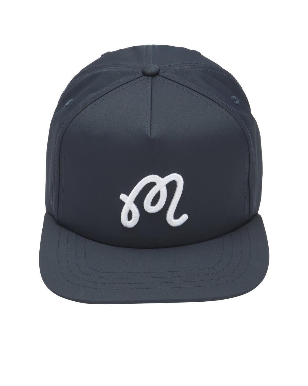 Malbon Blue M Snap Back Cap for men
