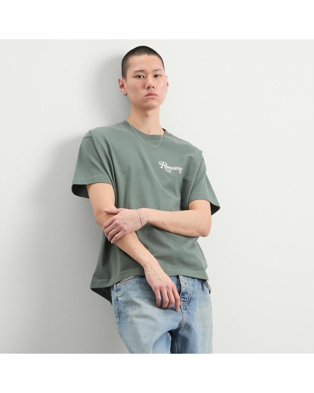 Ronning Gray R Star T-Shirt for men