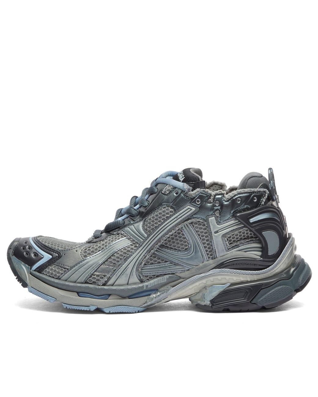 Balenciaga Blue Runner Mesh Sneaker for men