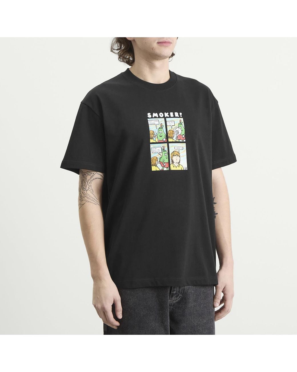 POLAR SKATE Black Smoker! T-Shirt for men