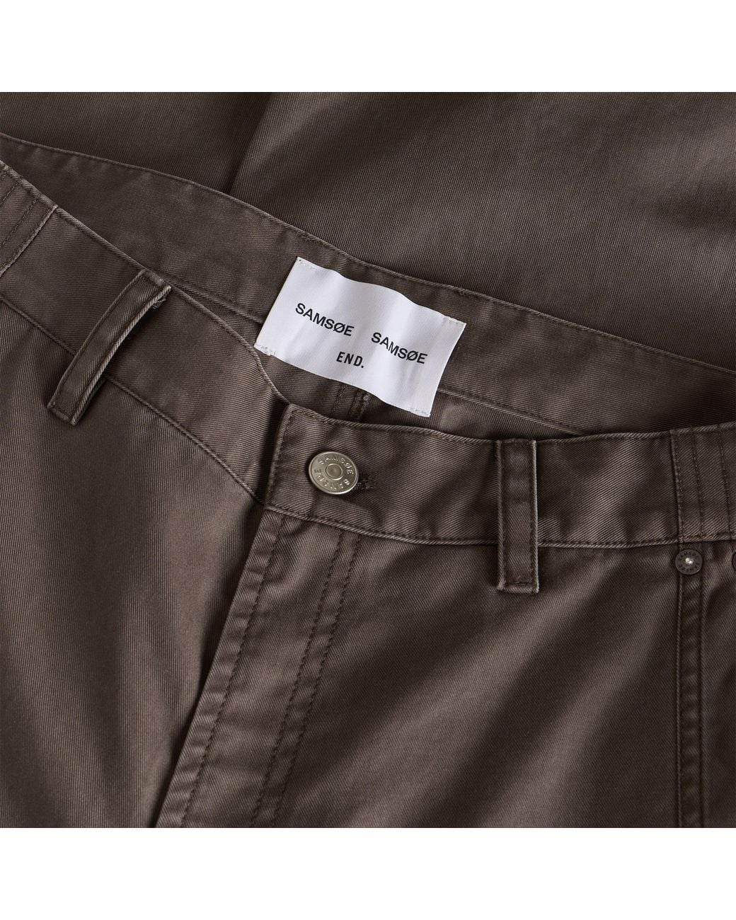 Samsøe & Samsøe Brown End. X Saarix X Trousers for men
