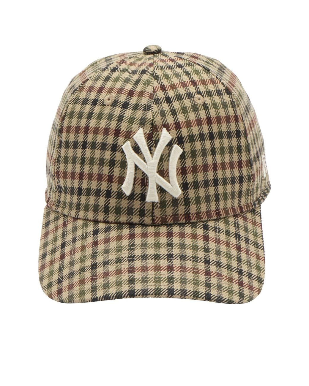 KTZ Brown New York Yankees Check Olmetex 9Twenty Cap