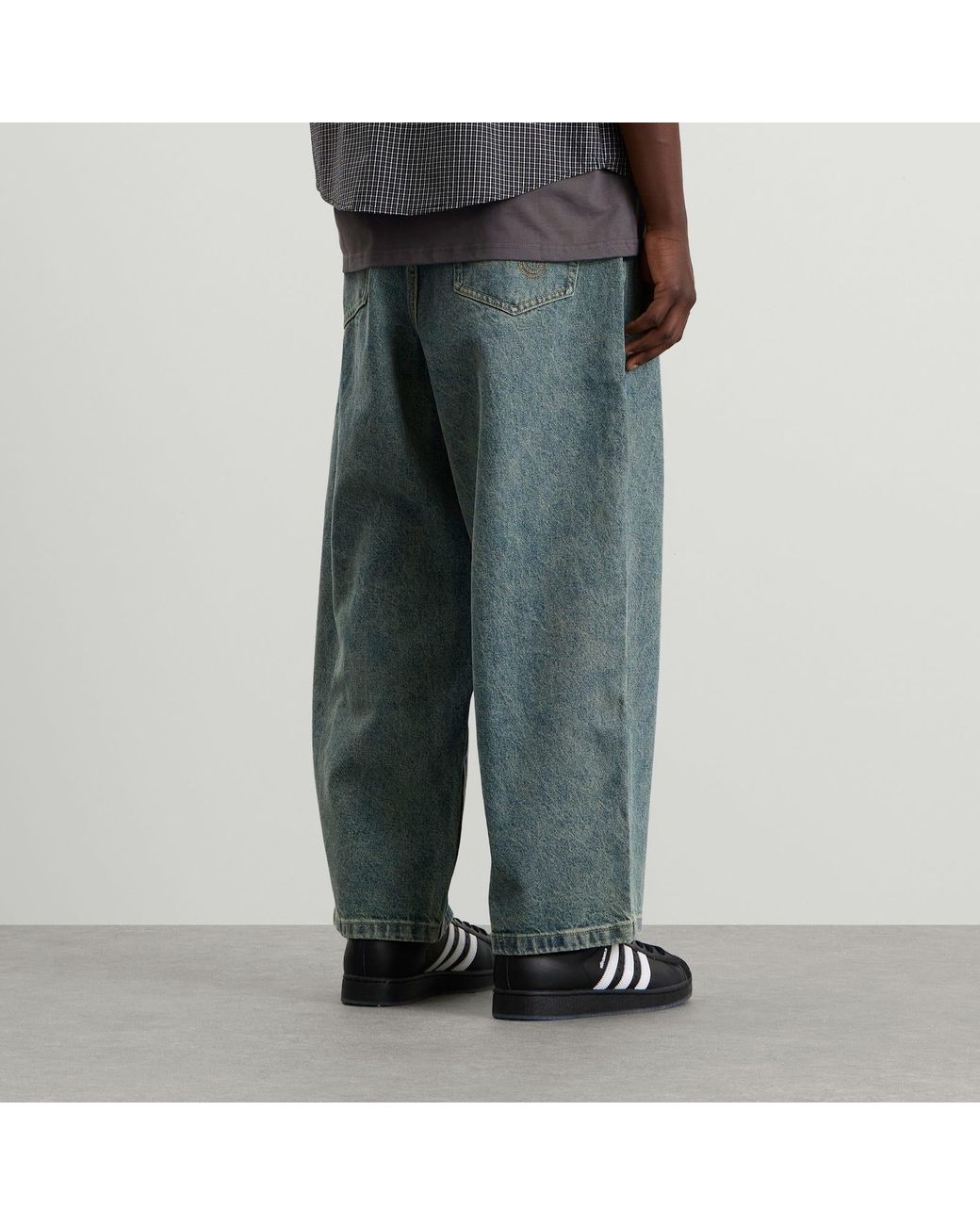 ICECREAM Blue Running Dog Triple Scoop Denim Pant for men