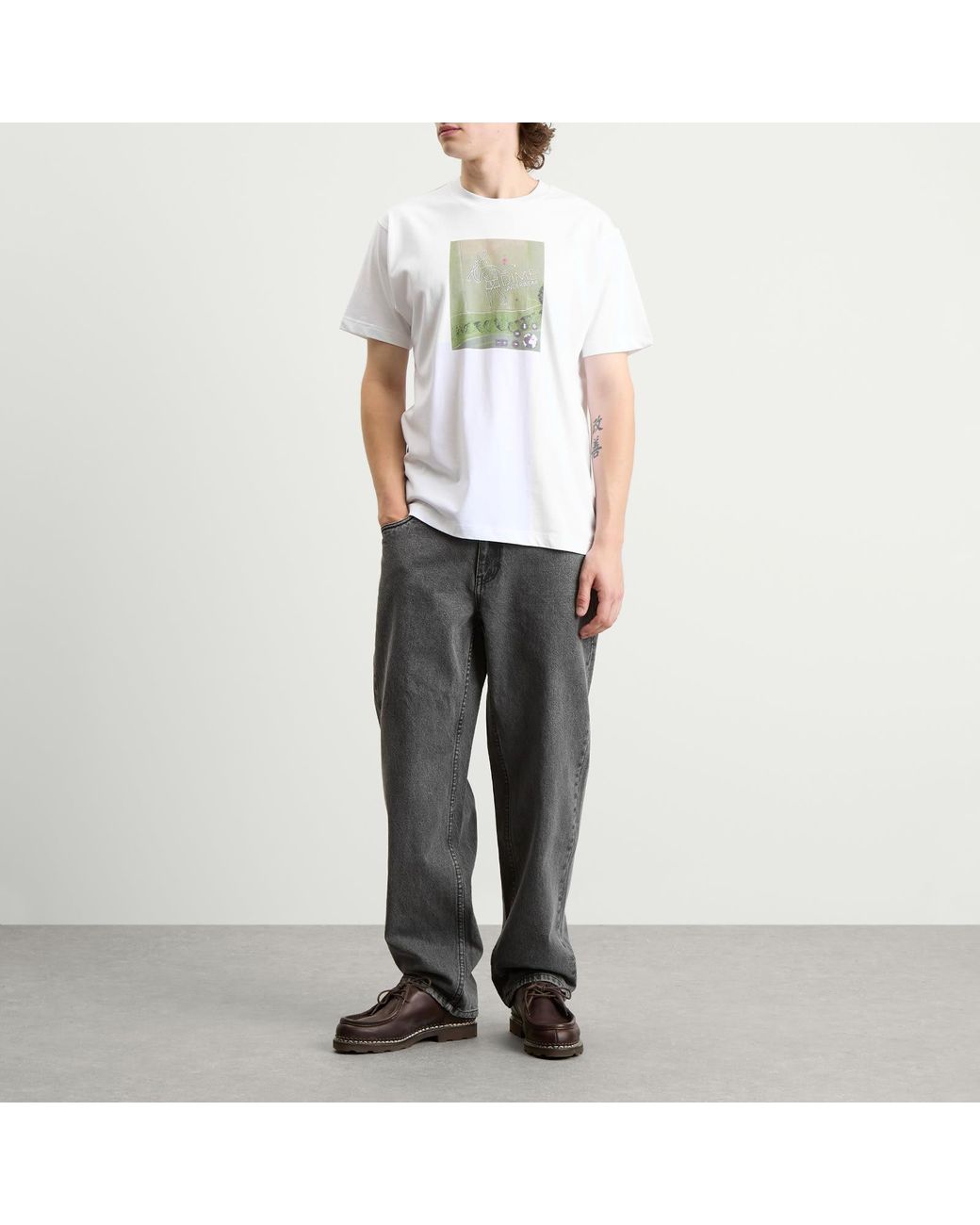 Dime White Gps T-Shirt for men