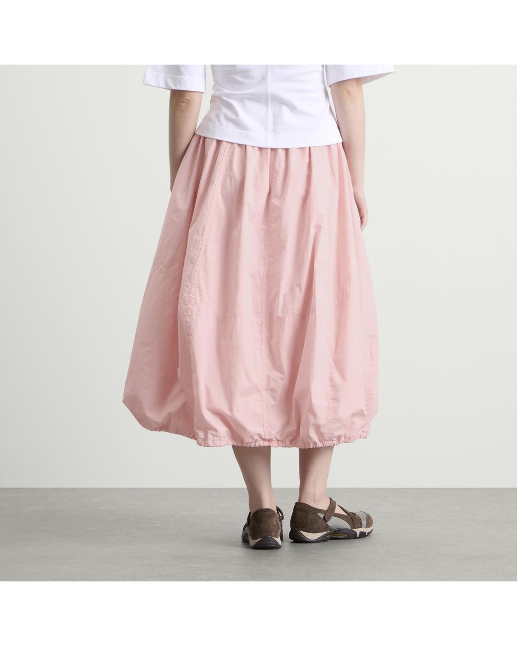 YMC Pink Parachute Midi Skirt