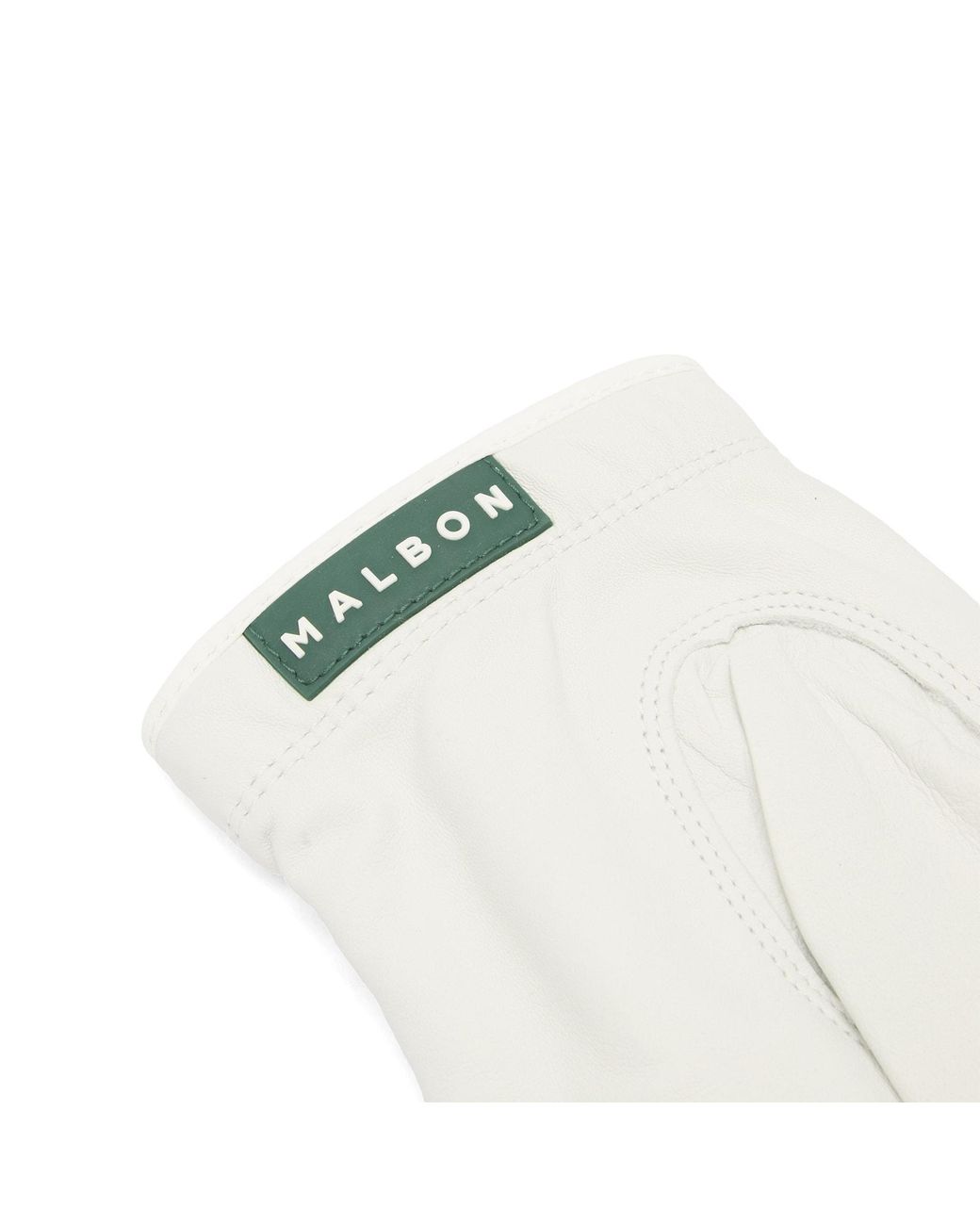 Malbon White Buckets Glove for men