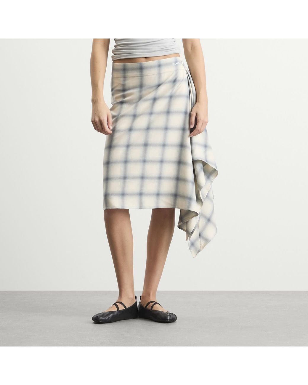 Coperni White Zero Waste Long Skirt
