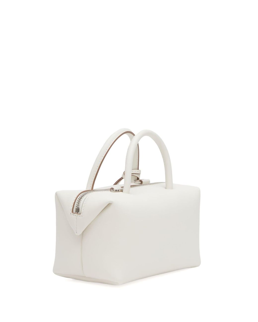 トートバッグ Max Mara HOLDALLSTRING - Natural Leather Satchel Natural leather bowler bag, black | 