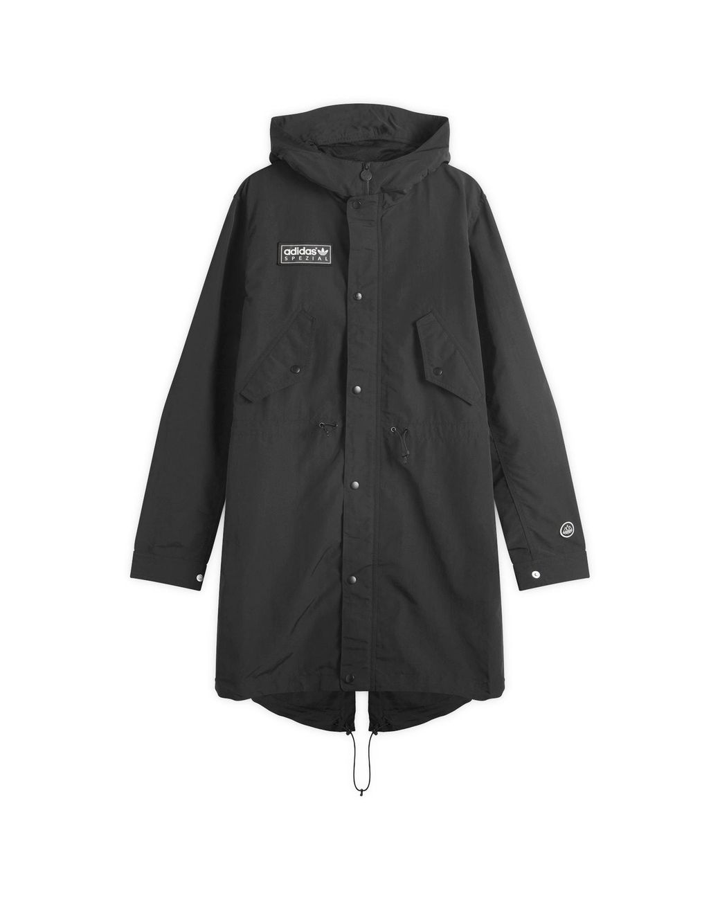 adidas Halewood Spzl Parka Jacket in Black for Men | Lyst